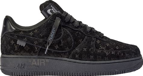 lv af1 black|louis vuitton air force 1 triple black.